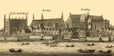 1640, 1881 में वेस्टमिंस्टर। द्वारा Wenceslaus Hollar