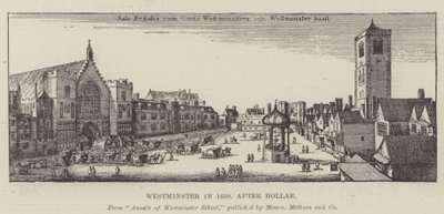 1650 में वेस्टमिंस्टर द्वारा Wenceslaus Hollar