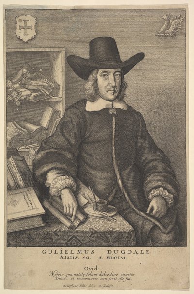 विलियम डगडेल, 1625-77। द्वारा Wenceslaus Hollar