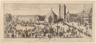 सर्दी: परेड ग्राउंड द्वारा Wenceslaus Hollar