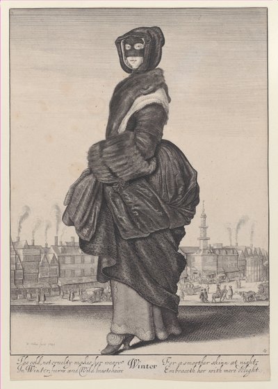 सर्दी, मौसम से, 1643-44।, 1643-44। द्वारा Wenceslaus Hollar