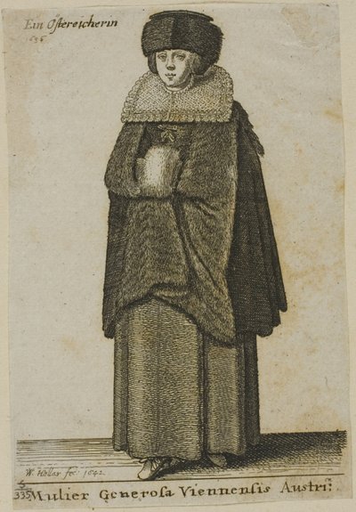 वियना की महिला द्वारा Wenceslaus Hollar