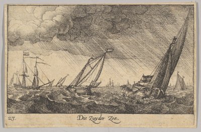 ज़्यूडर ज़ी, 1635। द्वारा Wenceslaus Hollar