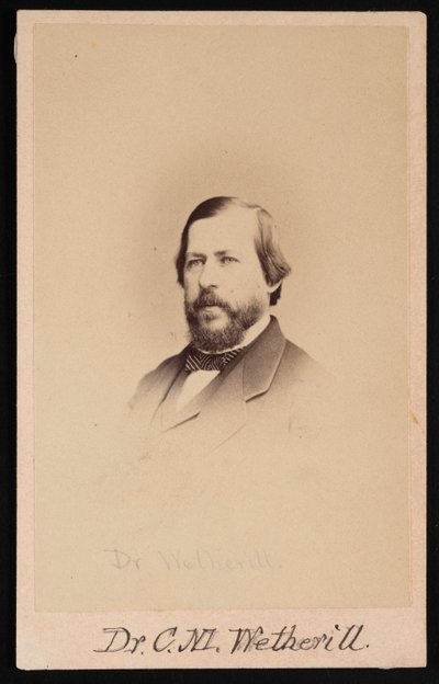 डॉ. चार्ल्स मेयर वेदरिल का पोर्ट्रेट 1825-1871, 1864। द्वारा वेंडरोथ और टेलर