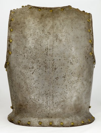 बैकप्लेट, c.1650-1700 (इस्पात और पीतल) द्वारा पश्चिमी यूरोपीय स्कूल