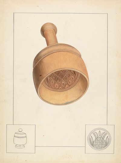 मक्खन मोल्ड, सी। 1937. द्वारा विल्बर एम राइस