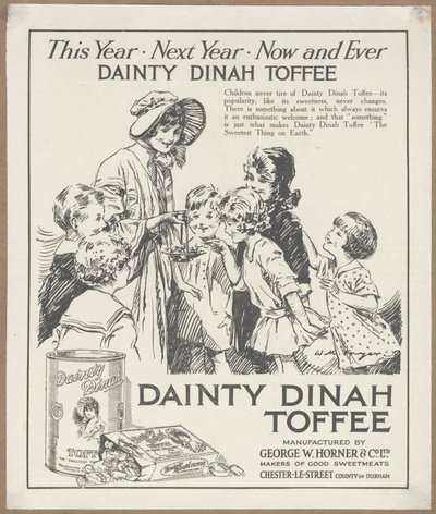डेंटी दीना टॉफ़ी, c.1920 द्वारा विल्फ्रेड फ्रायर