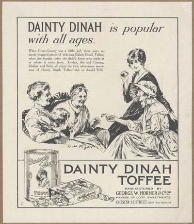 डेंटी दीना टॉफ़ी, c.1920 द्वारा विल्फ्रेड फ्रायर
