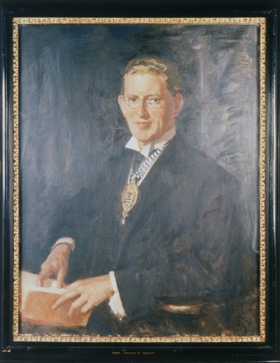 सर एंगस न्यूटन स्कॉट, 1932 द्वारा विल्फ्रेड गेब्रियल वॉन ग्लेन
