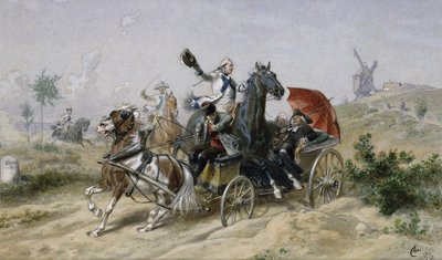 एक बंद कॉल, 1870 द्वारा विल्हेम कैंपहॉसन