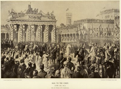 1871 में बर्लिन में ओटो वॉन बिस्मार्क द्वारा Wilhelm Camphausen
