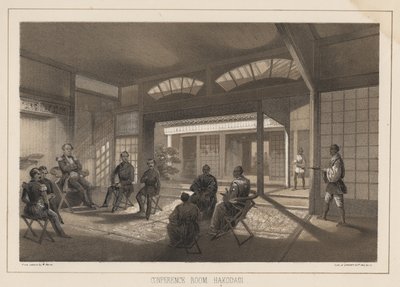 सम्मेलन कक्ष, हकोदादी, 1855 द्वारा विल्हेम जोसेफ हेन