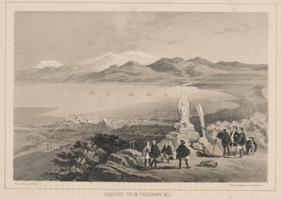 हॉकॉडी टेलीग्राफ हिल से, 1855 द्वारा विल्हेम जोसेफ हेन