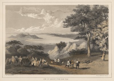 स्नोक पीक, 1855 से हाकोदडी का दृश्य द्वारा विल्हेम जोसेफ हेन