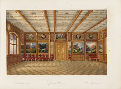 ऑस्करशाला भोजन कक्ष, 1852 द्वारा विल्हेम वॉन हैनो