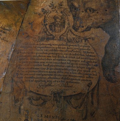 लाइब्रेरी ग्लोब की बड़ी जोड़ी, स्थलीय 1645-48, c.1630 के बाद आकाशीय द्वारा विलेम ब्लाउ
