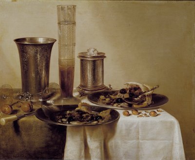 द डेज़र्ट, 1637 द्वारा विलेम क्लेज़। Heda