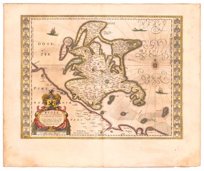 Rügen से: पुरानी दुनिया ... 1645 द्वारा विलेम जांज़ून ब्लाउ