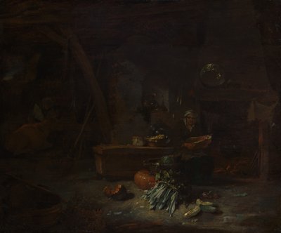 एक रसोई घर का इंटीरियर, सीए। 1642-44. द्वारा विलेम काल्फ़ी