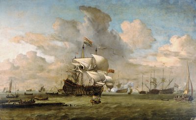 नीदरलैंड, 1692 द्वारा Willem van de Velde the Younger