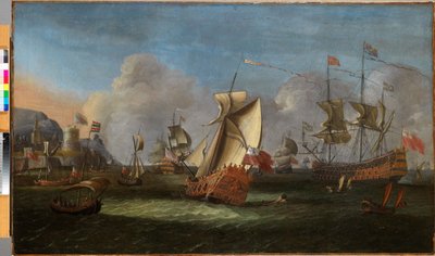 आयरलैंड के तट पर किंग विलियम III, कैनवास पर जून 1690 तेल द्वारा Willem van der Hagen