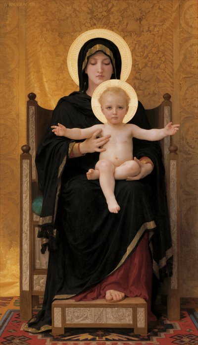 वर्जिन और बाल द्वारा William Adolphe Bouguereau