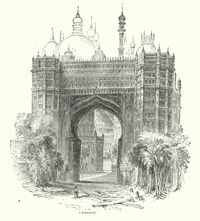 Irem Zatel-'Emad (उत्कीर्णन) की खोज द्वारा विलियम (बाद) हार्वे