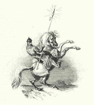 पीतल का घुड़सवार (उत्कीर्णन) द्वारा विलियम (बाद) हार्वे