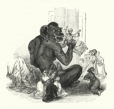 विशालकाय और उसके कैदी (उत्कीर्णन) द्वारा विलियम (बाद) हार्वे
