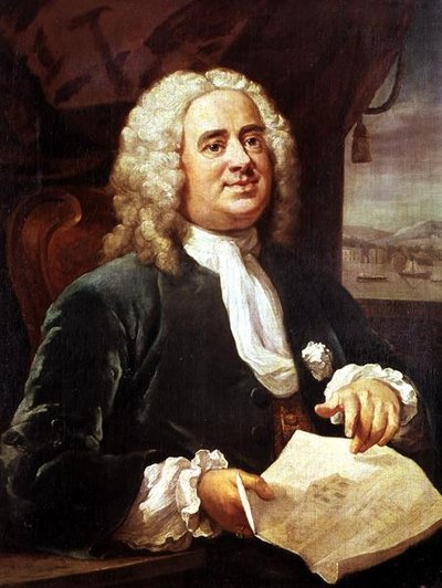 डेनियल लॉक का पोर्ट्रेट (c.1682-1754) (कैनवास पर तेल) द्वारा विलियम (बाद में) हॉगर्थ