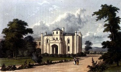 एकरमैन के 'रिपॉजिटरी ऑफ आर्ट्स' से कोलकोर्टन हॉल द्वारा विलियम (बाद में) वेस्टाल