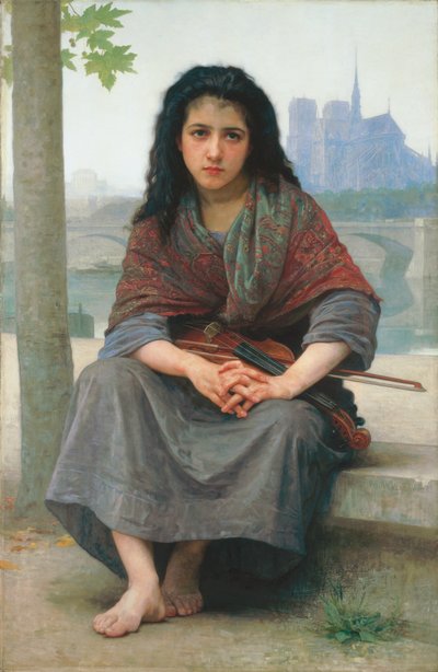 बेघर, 1890 द्वारा William Adolphe Bouguereau