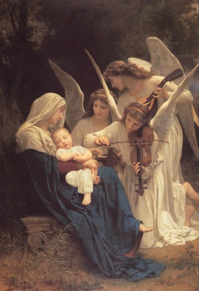 एन्जिल्स का गीत, 1881 द्वारा William Adolphe Bouguereau