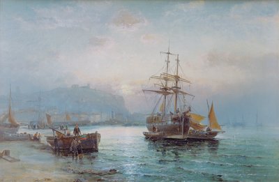 स्कारबोरो हार्बर द्वारा William Anslow Thornley