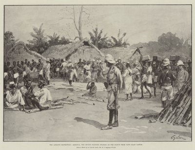 केप तट कैसल से मार्च पर आशांति अभियान, अकोफुल, दूसरा हाल्टिंग स्टेशन द्वारा विलियम बार्न्स ऊन