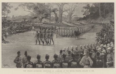 17 जनवरी 1896 को ब्रिटिश ट्रूप्स द्वारा अशांति अभियान, कब्जे का कब्ज़ा द्वारा William Barnes Wollen