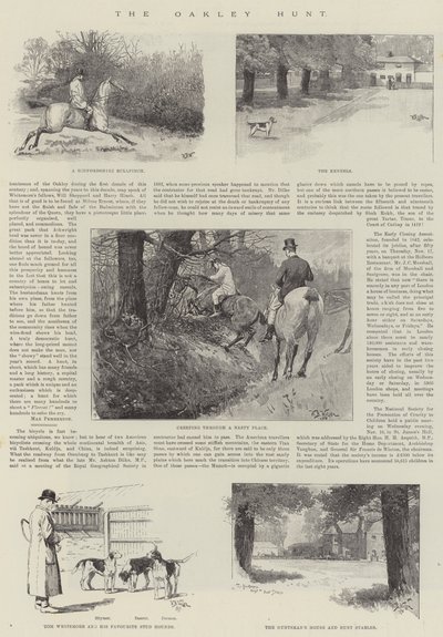 द ओकली हंट द्वारा विलियम बार्न्स ऊन
