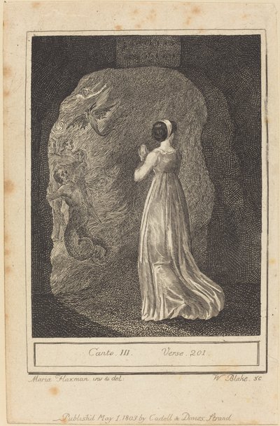 सर्ग III, पद 201, 1803। द्वारा विलियम ब्लेक