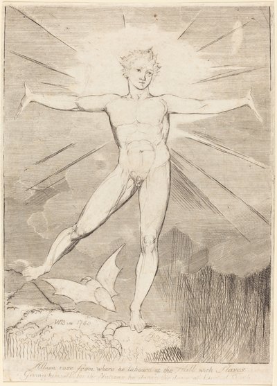 एल्बियन ग्लैड डे का नृत्य, c. 18031810. द्वारा विलियम ब्लेक