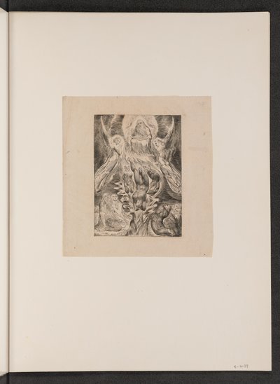 शैतान का पतन, 1825। द्वारा विलियम ब्लेक
