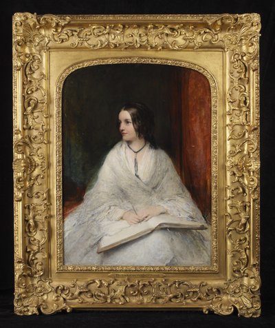 जेन फोर्टेस्क्यू सीमोर, श्रीमती कोलरिज का चित्र, c.1862 द्वारा विलियम बॉक्सल