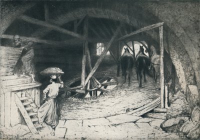 एक गैलिलियन आटा मिल, 19 वीं 20 वीं सदी के अंत में, 1922। द्वारा विलियम ब्रासी होल