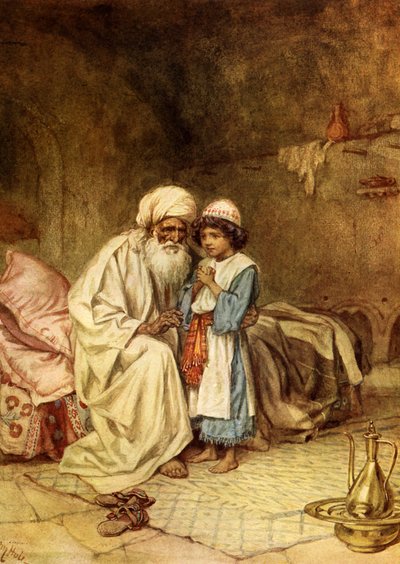 एली और सैमुअल। और उसने कहा कि यह भगवान है: - बाइबिल द्वारा विलियम ब्रासी होल
