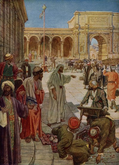 यीशु मंदिर की सफाई करता है - बाइबल द्वारा विलियम ब्रासी होल