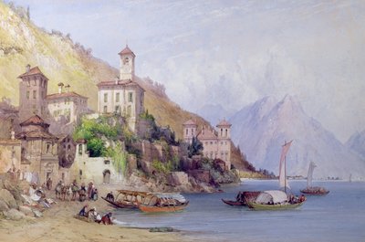 ग्रेवेडोना, लेक कोमो, 1895 द्वारा विलियम कॉलो