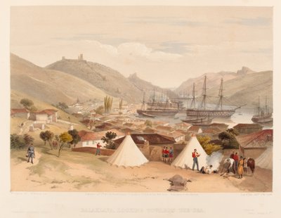  बालाकव सागर की ओर देख रहे हैं , 1855 द्वारा विलियम क्रीमिया सिम्पसन