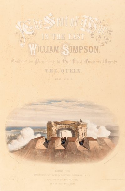  मालकॉफ या गोल टॉवर , c.1855 द्वारा विलियम क्रीमिया सिम्पसन