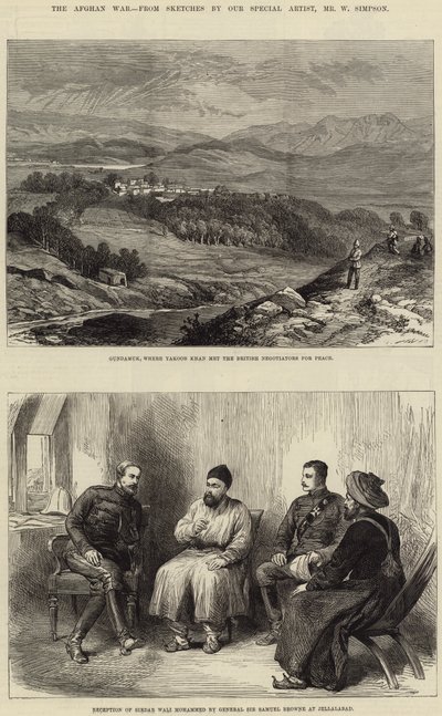 अफगान युद्ध द्वारा William Crimea Simpson