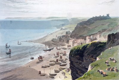 हेस्टिंग्स, ईस्ट क्लिफ से, 1823 द्वारा विलियम डेनियल