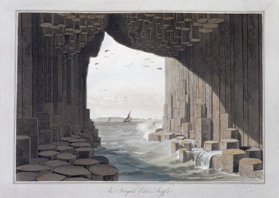 फिंगल की गुफा में, स्टाफ़, स्कॉटलैंड, 1829 द्वारा विलियम डेनियल